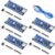 Suuoo 5 Packs Nano V3.0 Microcontroller Board Compatible with Arduino IDE ATmega328P CH340G 5V 16MHz Logic for DIY Electronics Prototyping with USB C Port Unsoldered Headers Cables Included