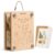 Suziko Pocket Flower Press Kit, Mini Wooden Flower Press for Pressed Flowers and Leaves, Portable Plant Preservation Kit with 10 Drying Boards, 10 Blotting Papers, Gift for Nature Lovers