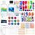 Suzzam 8OZ Epoxy Resin Jewelry Making Kit – No Yellowing, No Bubbles, Easy Mix 1:1, Crystal Clear Resin Kit with Silicone Mold & Resin Supplies for DIY Craft Jewelry