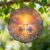Swan Wind Spinner, Romantic Nature Sunset Water Summer Orange Metal Kinetic Wind Sculptures Outdoor Ornaments for Garden Lawn Hallways Yard Party Decor 12 Inch