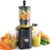Sweetcrispy Cold Press Juicer Machines, Masticating Juicer with High Juice Yield, Reverse Function, Stops Oxidation and Easy to Clean for Vegetables & Fruits
