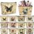 Sweetude 12 Pcs Vintage Butterfly Makeup Bag Bulk Retro Butterfly Flower Travel Cosmetic Bag with Zipper Waterproof Roomy Travel Toiletry Organizer Storage Pouch for Women Butterflies Lover Gift