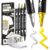 Swemos 4 Fabric Markers, Fabric Paint Permanent for Clothes, Brush and Chisel Tip Acrylic Paint Pens for Helmets, Skateboards, Hats, Canvas, Shoes, Bags, Craft, DIY – Fabric Decorating Kit