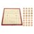 SWETRACE Foldable Wooden Chinese Chess Board with Built-in Storage Box, Portable Xiangqi Travel Set for Adults, Sturdy Wood Material, Compact Design for Outdoors and Storage