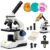 SWIFT Microscope for Adults 80X-2000X Compound Monocular Kit