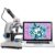 SWIFT Microscope SW150,Compound Student Microscope,40X-1000X,Monocular Head,Coarse & Fine Focusing,Dual Illumination,Cordless-Capable with Eyepiece Camera and Software Windows and Mac Compatible