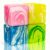 Swirl Fidget Toy Stress Cube: 4 Pack Ice Cube Squishy Fidget Toys | Sensory Toys Stress Balls Filled with Thick Substance for Anxiety Stress Relief, Fidgets Cube for Adults Kids Children Teens