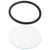 SWOOMEY Inch Round Glass Sand Painting Frame with Fixing Ring, High Transparency and Sturdy Plastic Material, DIY Sand Art Kit for Home or Study Decoration