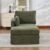 swxlylsfq 31.69″ Wide Modular Sofa Bed with Cushions, Upholstered in Soft Chenille Fabric, Sturdy Metal Legs, Strong Load-Bearing Capacity, Suitable for Living Rooms, Bedrooms, and Apartments.Green-L