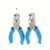 SWZHAI 2 Pack Single Hole Punch with Blue Soft Grip, Holes Puncher Singles for Circle Holes, Diameter 1/4″ and 1/8″ Single Hole Puncher for Crafts
