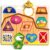 SYNARRY Farm Animals Toddler Puzzles, Wooden Puzzles for Toddlers 1-3, Jumbo Knob Peg Chunky Puzzle, Baby Puzzles 12-18 Months for Shape Recognition Fine Motor Skills, Barn Farm Toys for Toddlers 1-3
