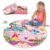 SYNARRY Unicorn Princess Mermaid Fairy Floor Puzzle for Kids Ages 3-5, Large 70 Piece Wooden Puzzle for Kids Ages 4-6, Preschool Toys Gifts for 3 4 5 6 7 8 Years Old Boys Girls Children