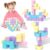 SYSKENI Magnetic Building Blocks Toys fo Girls Boys Age 3-5 5-7 4-8