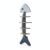 Syyavrrta 1-Piece Fish Shaped Floating Shelf, Vertical Wall Mounted Display Rack for Living Room Bedroom Decor, MDF Wood Storage