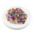 Syyavrrta 1.1 lb Clear and Multicolor Acrylic Beads, Round Hole-Free Filler for Vases, Centerpieces, and Crafts