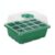 Syyavrrta 1 Pack 12 Cell Seedling Starter Tray, PET Plastic Germination Kit with Drainage for Indoor Herb and Vegetable Gardening