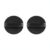 Syyavrrta 1 PC Flocked Setting Powder Puff, Black Velvet Sponge Applicator for Loose and Pressed Powder Makeup Tool