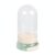 Syyavrrta 1 PC Makeup Sponge Drying Rack with Clear Cover, PP Plastic Storage Stand for Cosmetic Sponges and Puffs, Vanity Organizer for Bathroom Countertop
