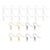 Syyavrrta 1 Set Gold-Tone Metal Jewelry Making Findings, DIY Earring and Bracelet Accessories Kit for Home Crafting