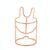 Syyavrrta Bathroom Vanity & Sink Edge Organizer, Metal Makeup Sponge Holder Stand for Beauty Blenders, Compact Storage Rack in Rose Gold, 4.7 x 3.1 x 5.9 Inches