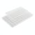 Syyavrrta Clear Plastic Storage Box with 60 Compartments, Slim Organizer for Small Parts and Craft Supplies, Fits in Drawers