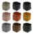 Syyavrrta Desktop Organizer for Small Accessories, Round Foldable PU Leather Storage Box with Lid, Compact Desk Tidy for Keys and Pens