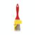Syyavrrta Paint Brush for Corners with PET Bristles and Wood Handle, Precision Edging Tool for Tight Interior Angles (1 Piece)