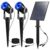 T-SUN Blue Solar Spotlights Outdoor, 2-in-1 Waterproof Solar Landscape Spotlights, 2 Lighting Modes Adjustable Solar Lights for Trees, Yard, Garden, Pathway, Patio, Pool Area(Blue)