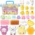Taba Squishies Fidget Toys,24PCS Cute Ultra-Soft Stress Squeeze Toys Set