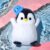 Taba Squishy Penguin, Cute Animals Toys for Kids & Adults, Kawaii Stress Relief Fidget Sensory Toys, Soft Silicone Squeeze Gifts for Children, Teens, and Adults（Blue Octopus）
