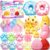 Taba Toys 21Pack – Big Squishy Fidget Stress Relief Squeze Toys Kit, Includ Animals Strawberry Paw Chick Banana Donut Hamster, Squishies Squishys Birthday Gift for Girls and Kids