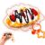 Taba Waffle Squishy Toy, Soft Stress Relief Fruit Dessert Squeeze Toy