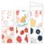 Tabbed Document Organizer Folders with Floral Design, Paper Filing Folders for School Home and Sorting Tabbed File Floral File Document Organizer Paper Filing Subject Organization School