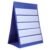 Tabletop Desktop Pocket Chart Display Stand 20 Piece Blue Paper