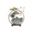 Tabletop Water Fountain Indoor Waterfall Fountain with LED Light and Incense Holder, Meditation Decoration for Home Office