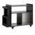 Table Trolley, Square Design, Black