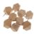 Tachiuwa 9 Pieces Wooden Push Pin Set Drawing Pins Wood Push Pins Push Pins Decorative Thumb Tacks with Unfinished Natural Wood Suitable