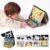 Taf Toys Musical Tummy Time Book, High Contrast Baby Books for Newborn 0-6 Months with Classical Melodies, Interactive Animal Sounds, Black & White Sensory Soft Montessori Toy for Infant