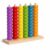 TailWaggers Color Stack Challenge Game, Ring Stack Race Color Matching Puzzle, Competitive Speed Logic Tabletop Brain Teaser for Family Game Night, 2 Player Set with Racks and Rings（1 Pcs）