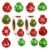 Taiyangxia 2 Rolls Christmas Stickers, 1000 Pcs 1.2 Inch Round Christmas Gift Tags Stickers for Gifts, Cards, Envelopes, Wrapping, Party Favors and Crafts