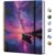 Taja Large Spiral Lined Journal for Women, 8.5″ x 11″ Notebooks for Work Collge Ruled, A4 Aesthetic Cute Journaling Notebooks for Writing, Plastic Cover, Violet Lagoon