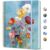 Taja Large Spiral Lined Journal for Women, 8.5″ x 11″ Notebooks for Work Collge Ruled, A4 Aesthetic Cute Journaling Notebooks for Writing, Plastic Cover, Floral Verse