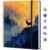 Taja Large Spiral Lined Journal for Women, 8.5″ x 11″ Notebooks for Work Collge Ruled, A4 Aesthetic Cute Journaling Notebooks for Writing, Plastic Cover, Sunset Stag