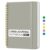 Taja Lined Spiral Journal Notebook for Women & Men, 140 Pages, College Ruled Hardcover Notebook for Work & Note Taking, Journals for Writing, A5 (6″ x 8″) – Mist Gray