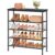 Tajsoon 5 Tier Shoe Rack Organizer for 16-20 Pairs of Shoes, Black