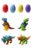 Take Apart Dinosaur Toy in Egg Surprise, Build Your Own Dinosaur Construction Set with Screwdriver, Educational STEM Toy for Kids 3+ Years, Plastic Assembly Kit