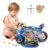 Take Apart Motorcycle Toy for Kids 3-5, Mechanic Toy DIY Repair Set with LED Lights, Real Engine Sounds & Spraying Exhaust – STEM Building Toys Engine Build Kit Birthday Gift for 3 4 5 6+ Year Old Boy