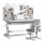 TAKEAUFLY Kids Desk and Chair Set, Hand Crank Adjustable Tilt Desk (Grey)