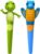 TalkTools Jiggler Oral Motor Tool for Kids – Oral Facial Massager, Sensory Awareness for Jaw & Lips, Calming Vibration for Speech & Feeding | Dragon & Frog, Set of 2