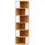 Tall Corner Bookshelf, Freestanding Display Storage Shelf
